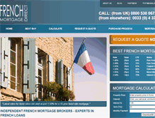Tablet Screenshot of frenchmortgagedirect.com